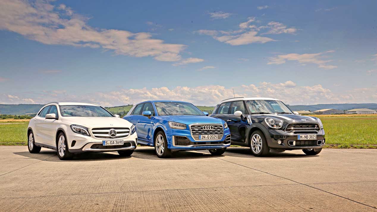 El nuevo Audi Q2, frente al Mercedes GLA y el Mini Countryman