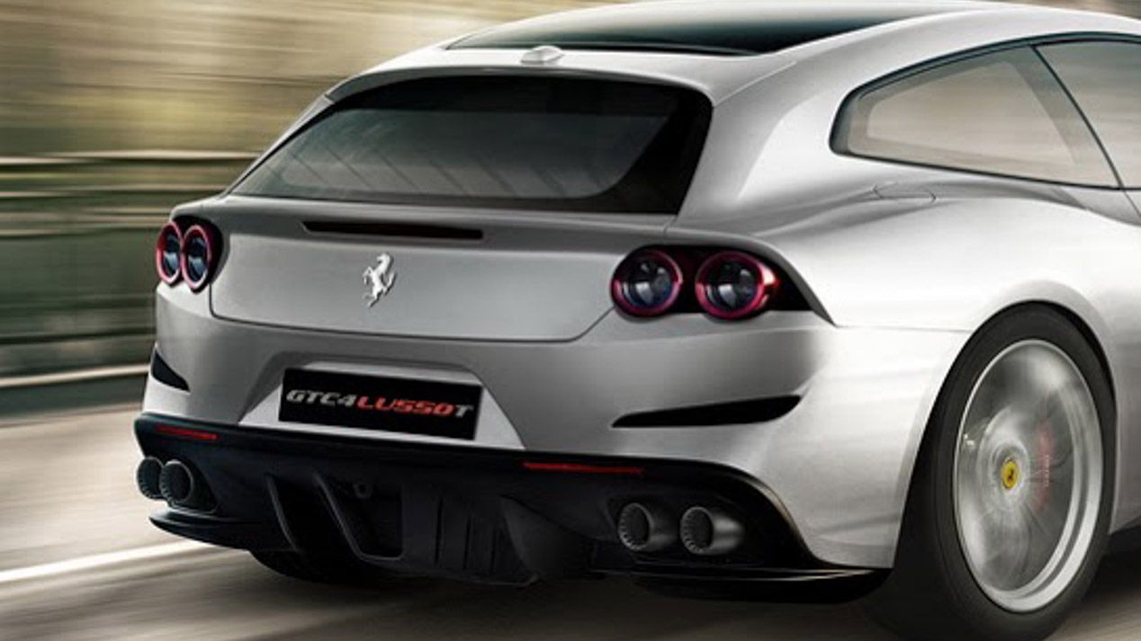 Ferrari GTC4 Lusso T, con Turbo y sin tracción total para París