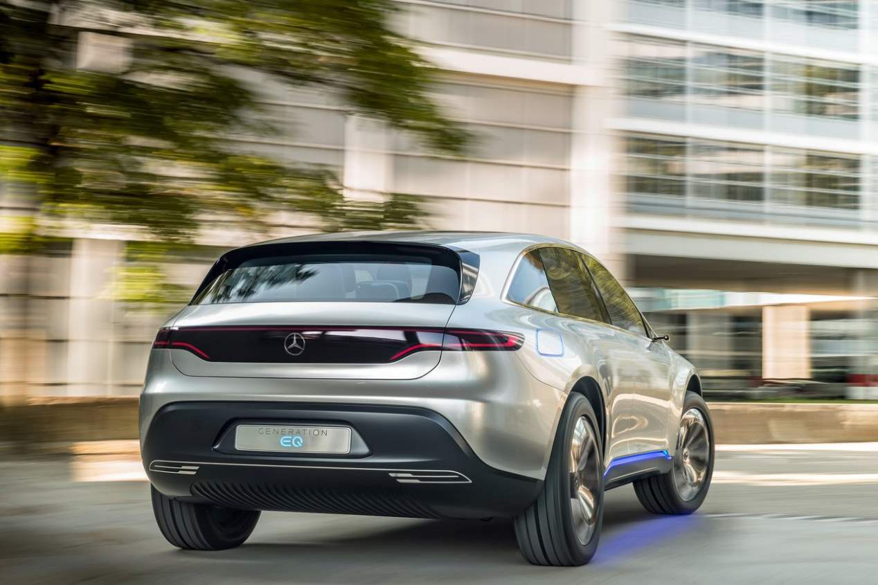 Generación EQ de Mercedes eléctricos: desvelada con un SUV coupé