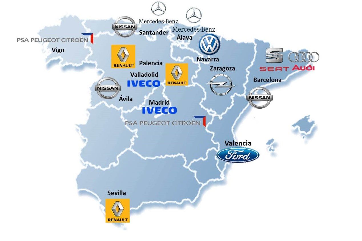 Los coches que se fabrican en España