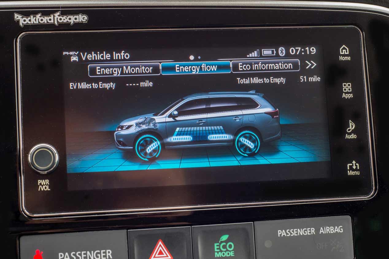 Mitsubishi Outlander PHEV 2017, sus mejores imágenes