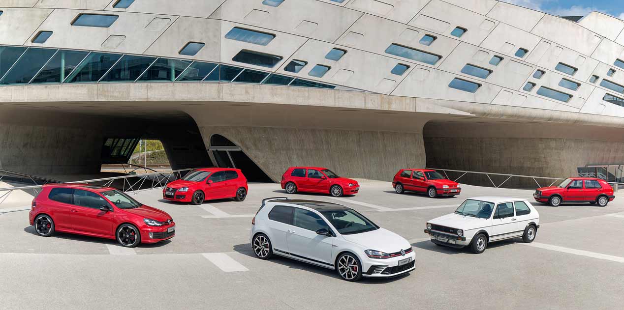 Las mejores fotos del VW Golf GTI a lo largo de sus 40 años