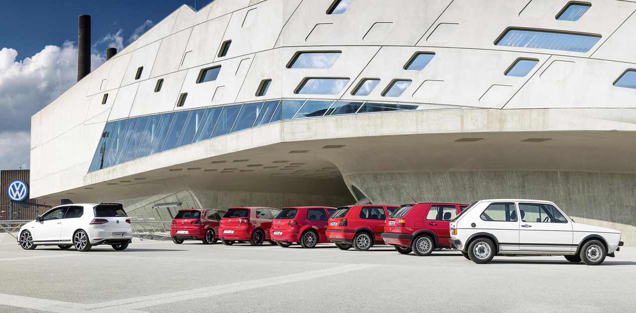 Las mejores fotos del VW Golf GTI a lo largo de sus 40 años