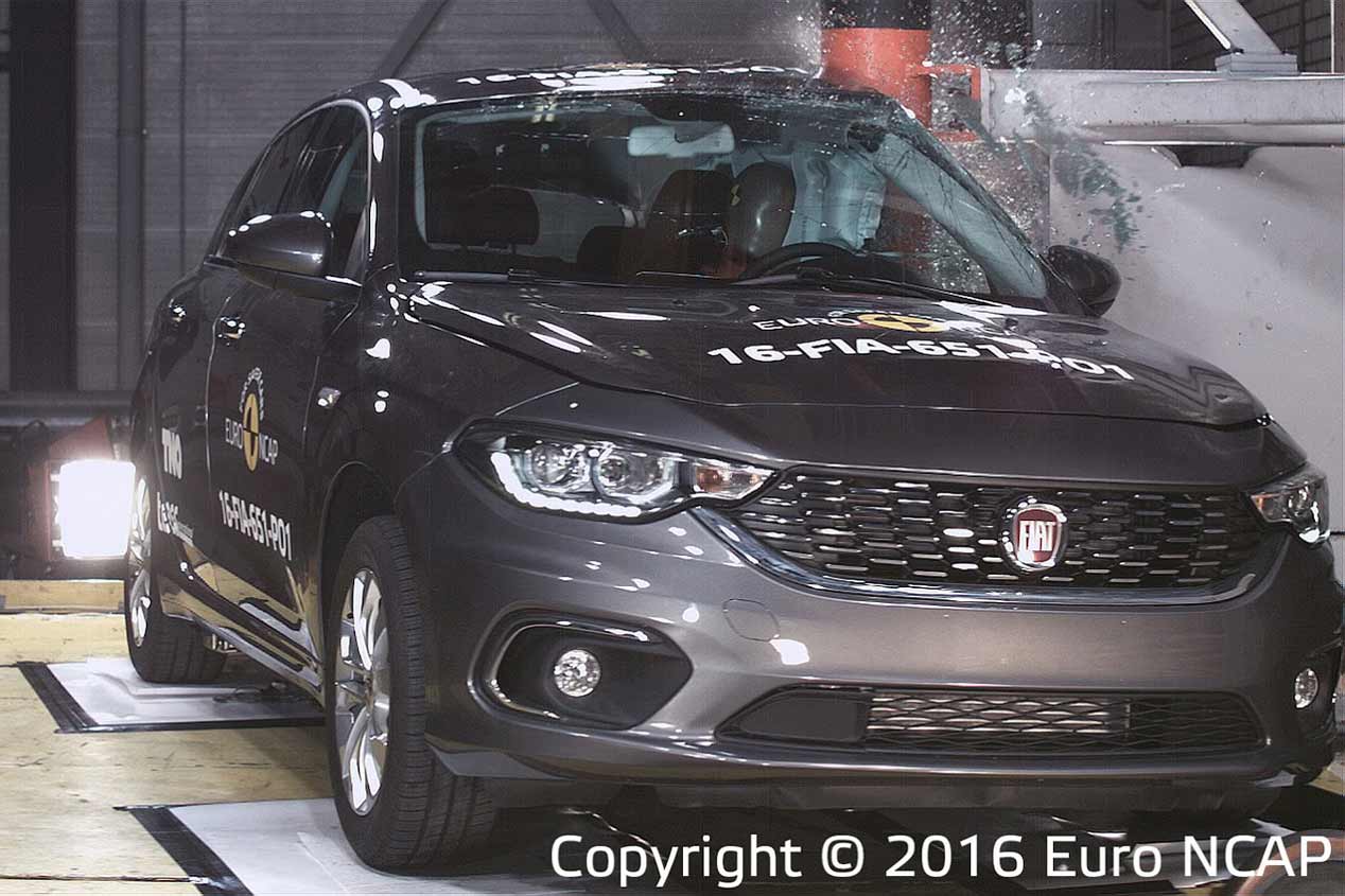 Fiat Tipo en los test de choque Euro NCAP, fotos