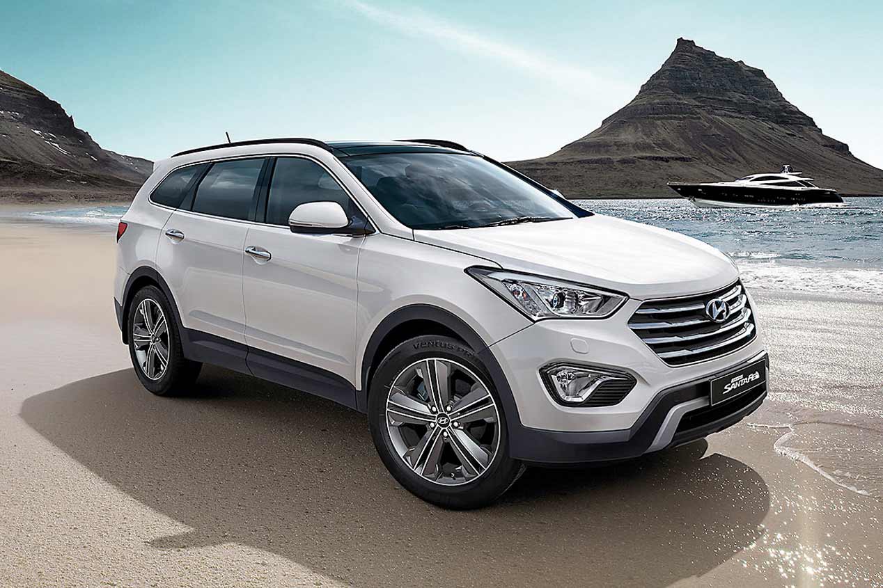La gama SUV de Hyundai -Tucson, Santa Fe y Grand Santa Fe-, en fotos