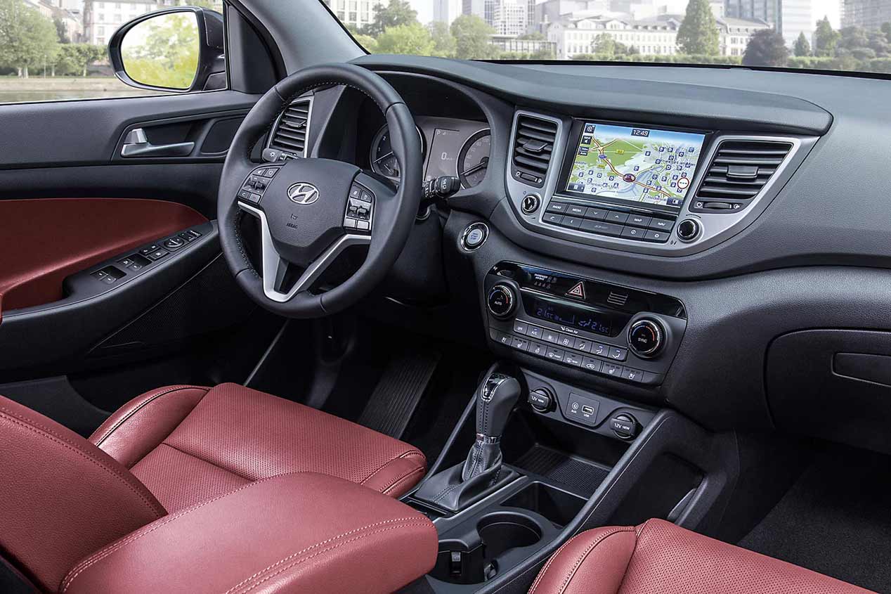 La gama SUV de Hyundai -Tucson, Santa Fe y Grand Santa Fe-, en fotos