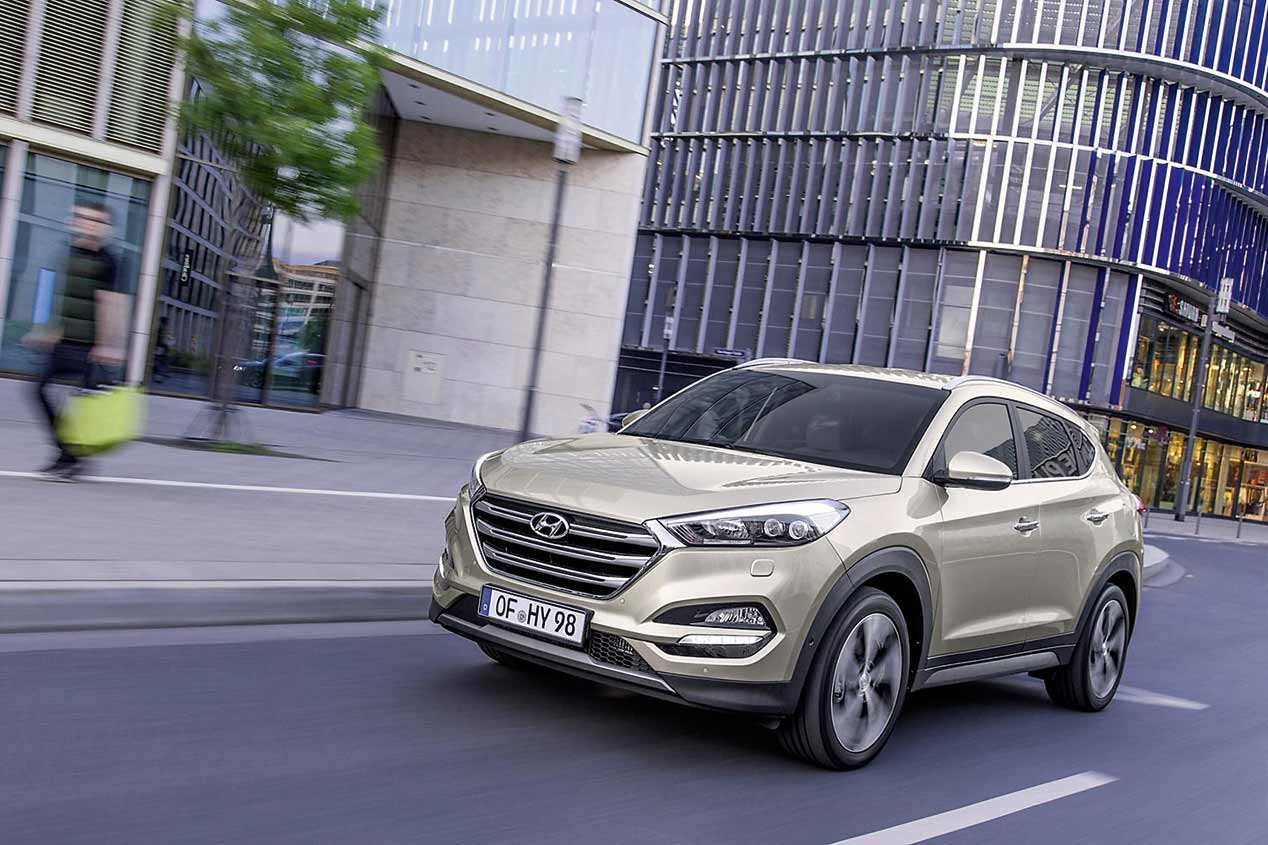 La gama SUV de Hyundai -Tucson, Santa Fe y Grand Santa Fe-, en fotos