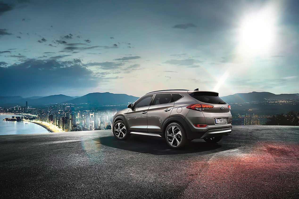 La gama SUV de Hyundai -Tucson, Santa Fe y Grand Santa Fe-, en fotos