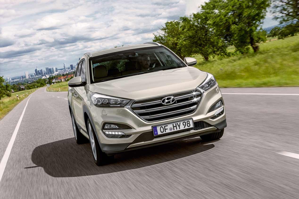 La gama SUV de Hyundai -Tucson, Santa Fe y Grand Santa Fe-, en fotos