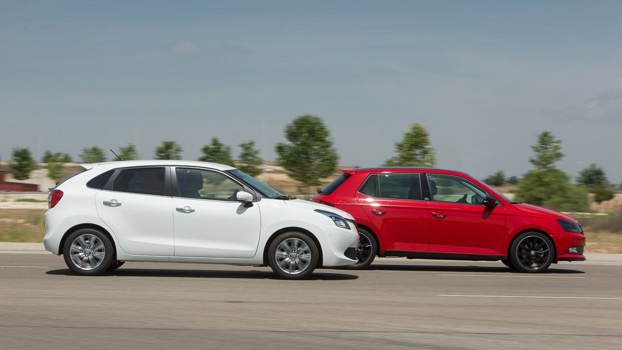 Skoda Fabia frente a Suzuki Baleno