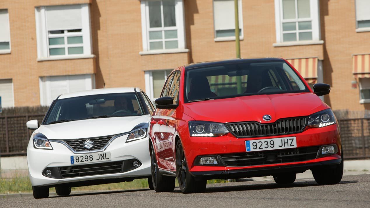 Skoda Fabia frente a Suzuki Baleno