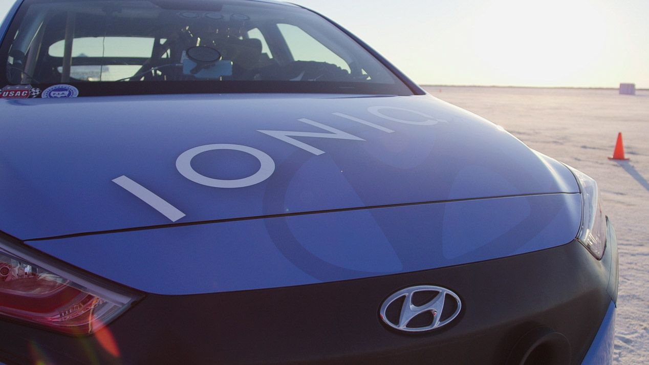 Record de velocidad del Hyundai Ioniq