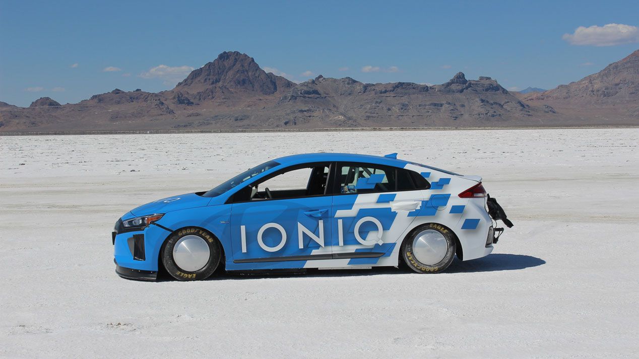 Record de velocidad del Hyundai Ioniq
