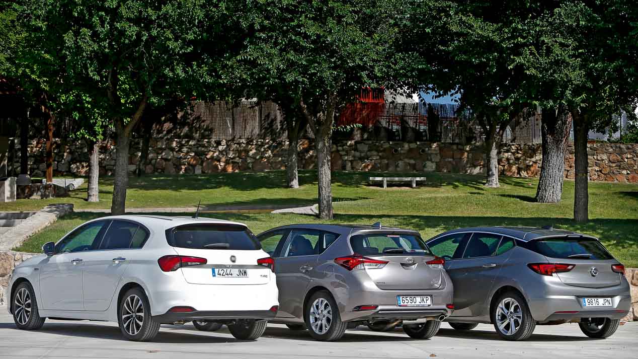 Comparativa Diesel: Fiat Tipo & Opel Astra & Toyota Auris