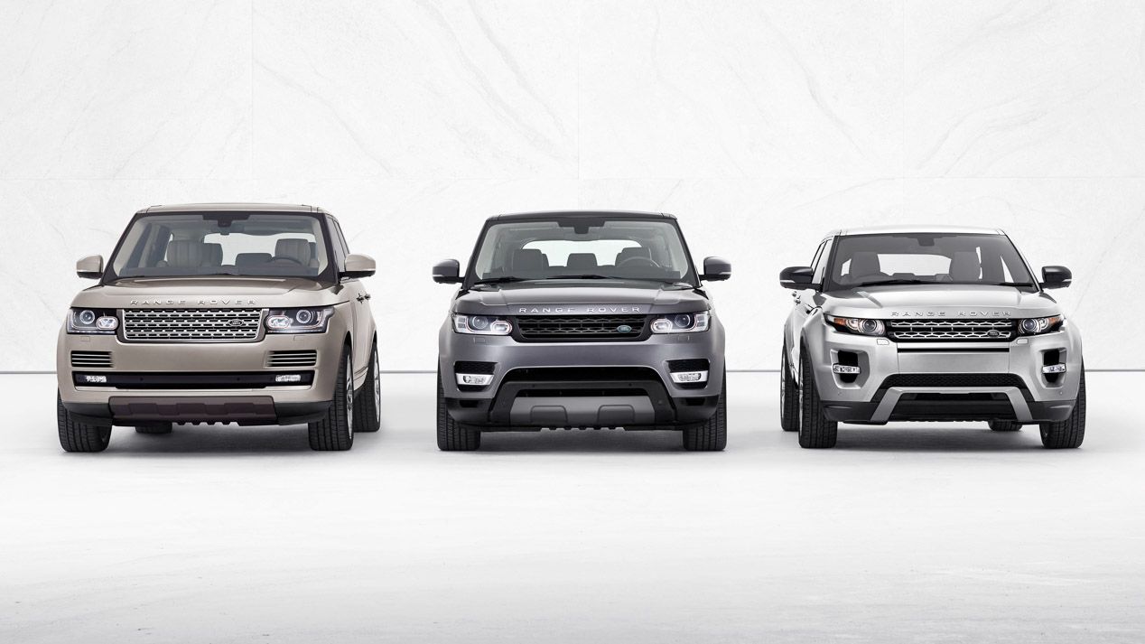 La gama SUV de Land Rover se compone de Discovery, Discovery Sport, Range Rover Evoque, Range Rover Sport y Range Rover