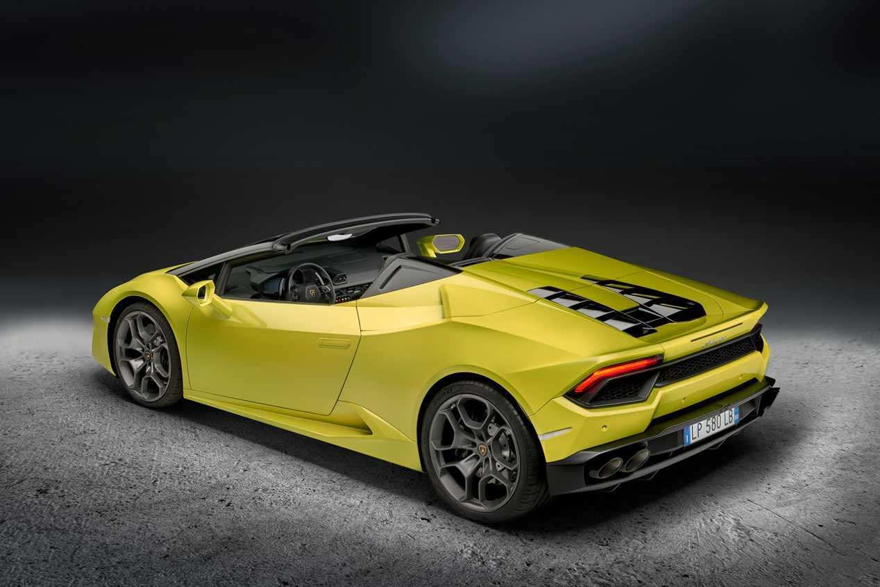 Lamborghini Huracán Spyder LP 580-2, en fotos