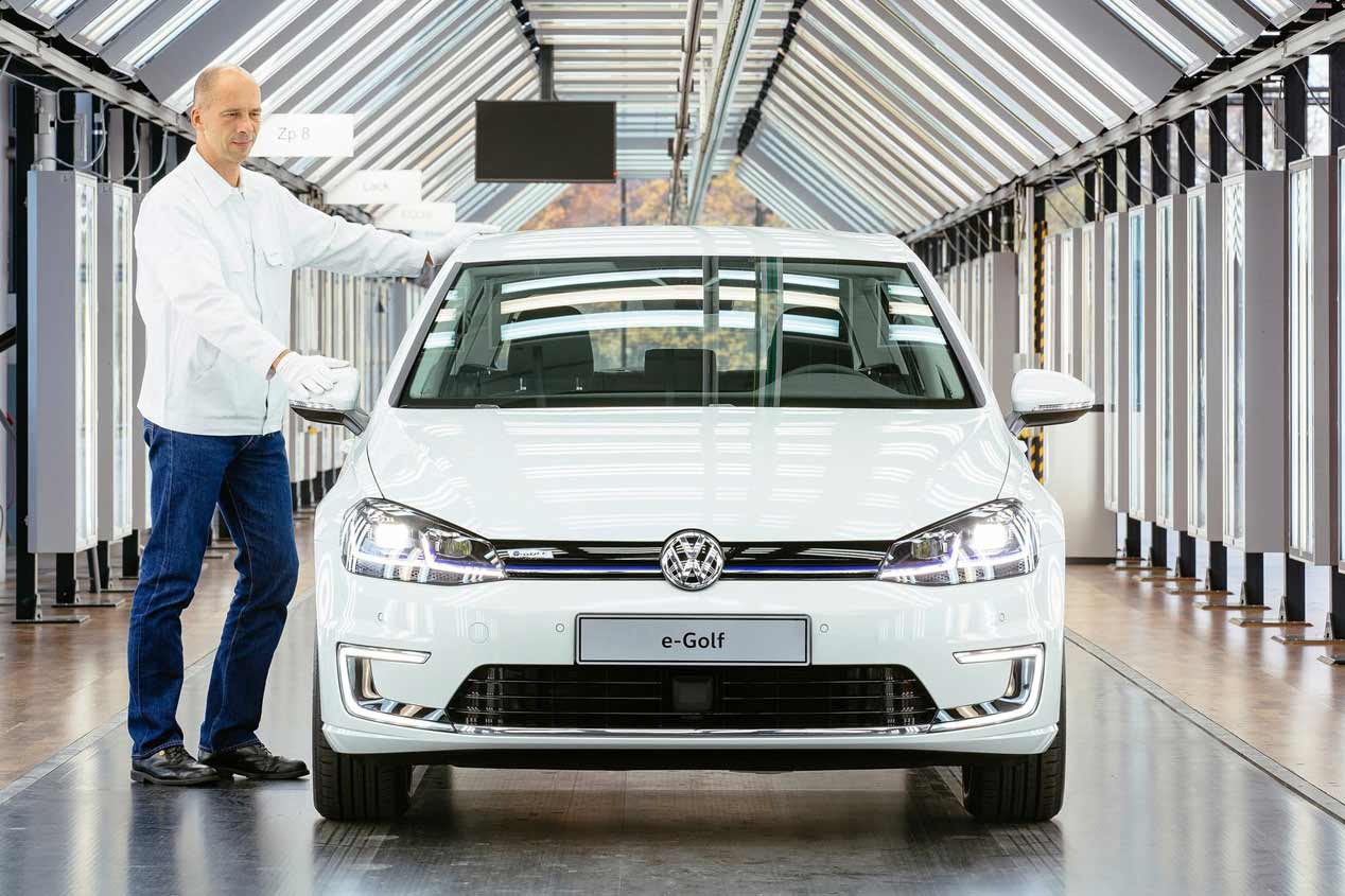 VW e-Golf 2017, las fotos del nuevo Golf eléctrico
