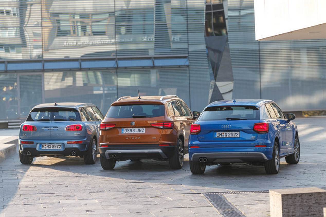 Comparativa: Audi Q2 2.0 TDI, Mini Clubman Cooper SD All4 y Seat Ateca 2.0 TDI 4Drive