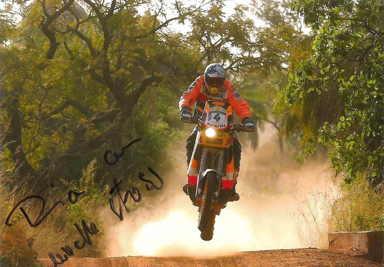 Nani Roma, piloto del Dakar, visita la redacción de Autopista