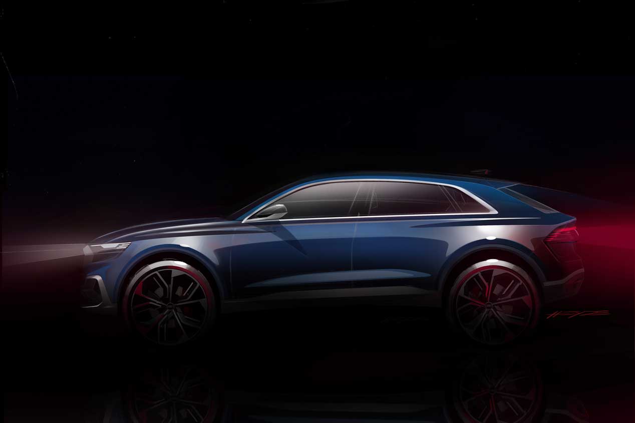 Audi Q8 2017, primeras fotos