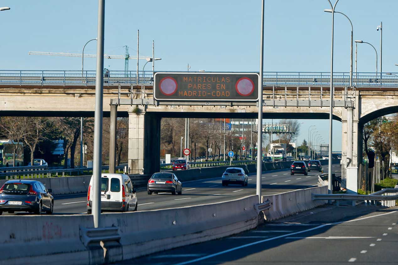 El día en el que en Madrid sólo circularon la mitad de los coches