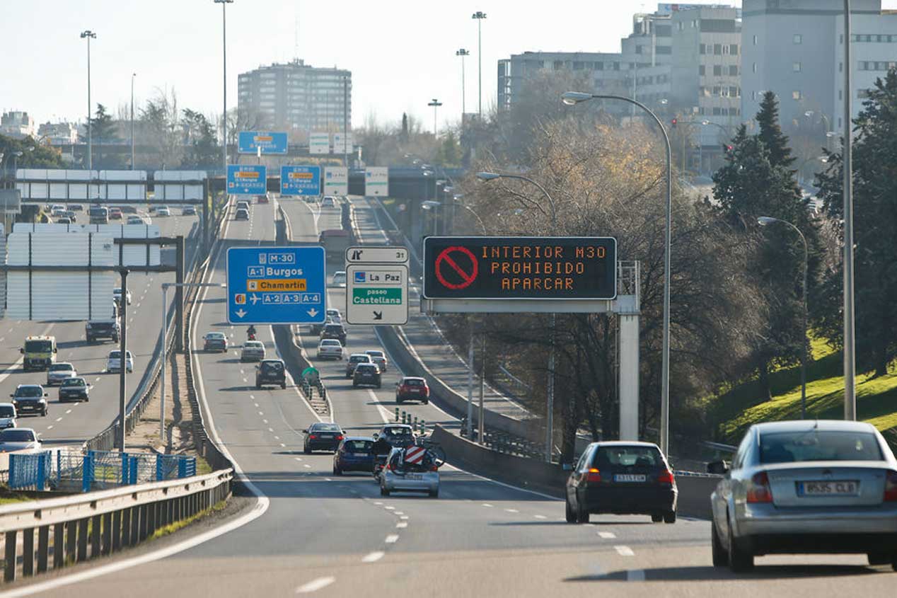 El día en el que en Madrid sólo circularon la mitad de los coches