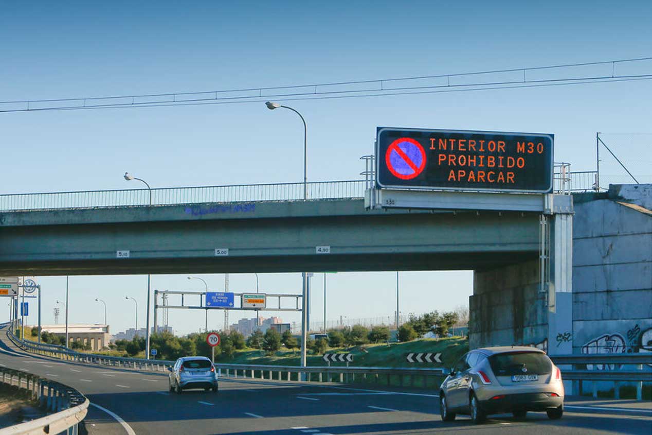 El día en el que en Madrid sólo circularon la mitad de los coches