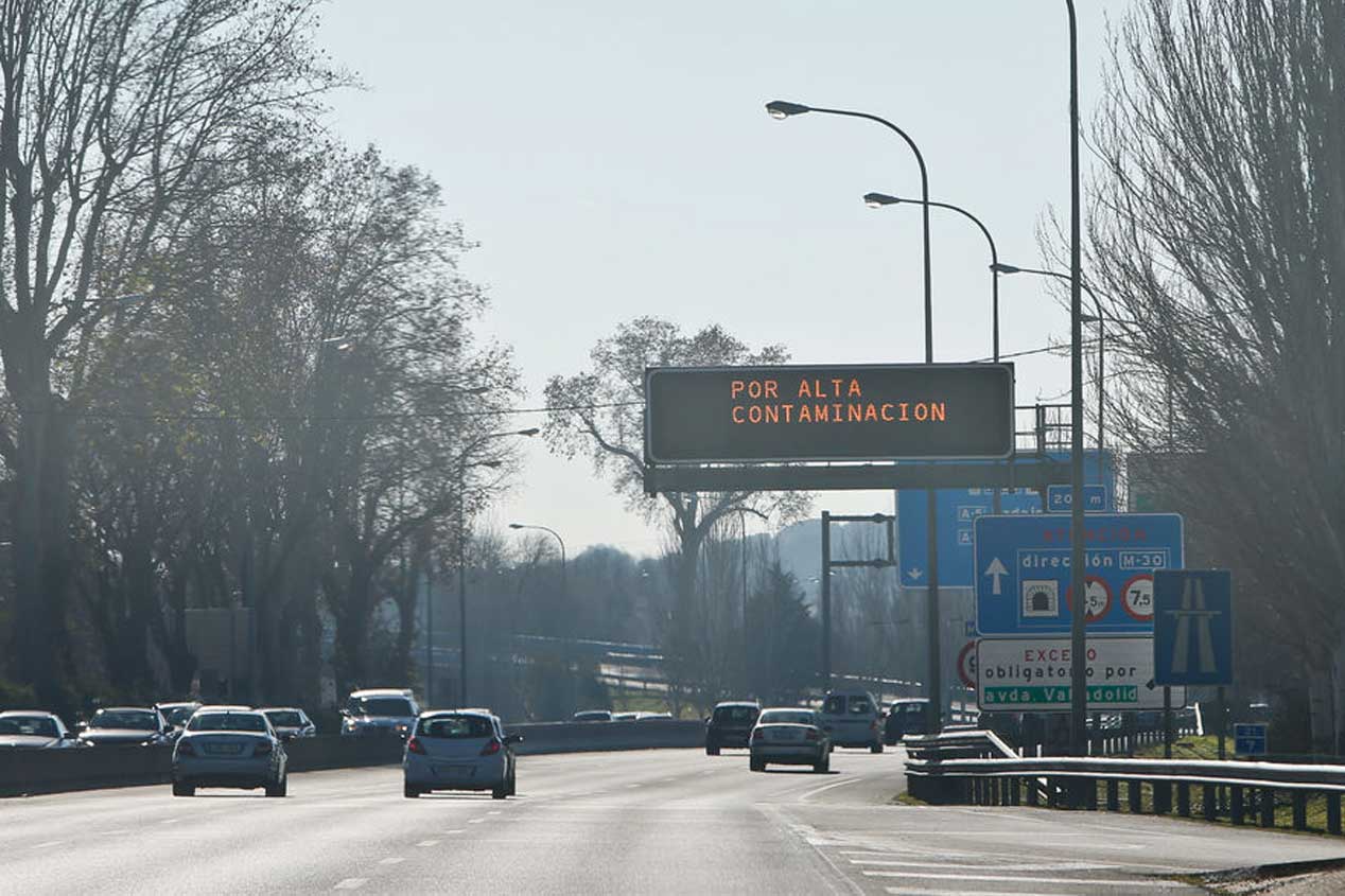El día en el que en Madrid sólo circularon la mitad de los coches