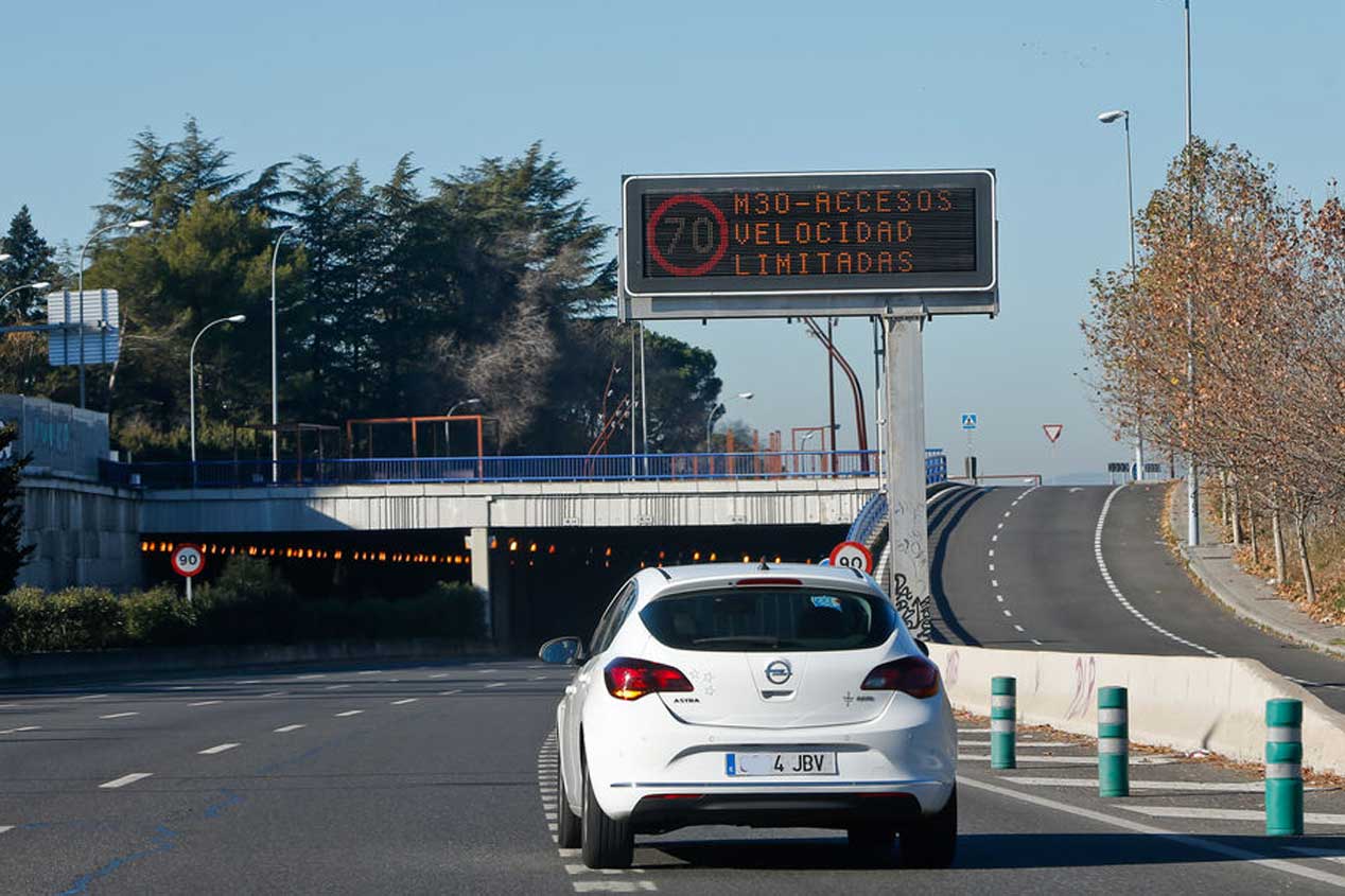 El día en el que en Madrid sólo circularon la mitad de los coches