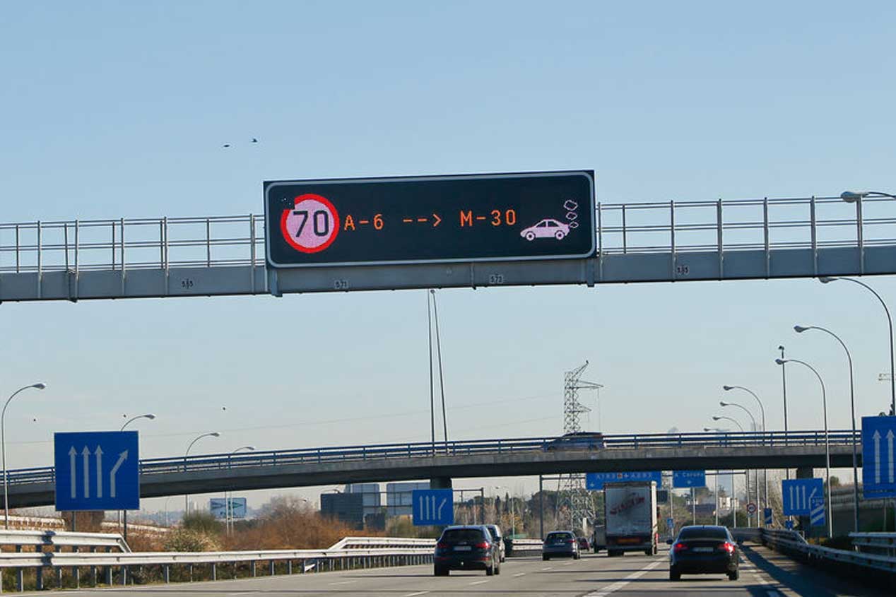 El día en el que en Madrid sólo circularon la mitad de los coches