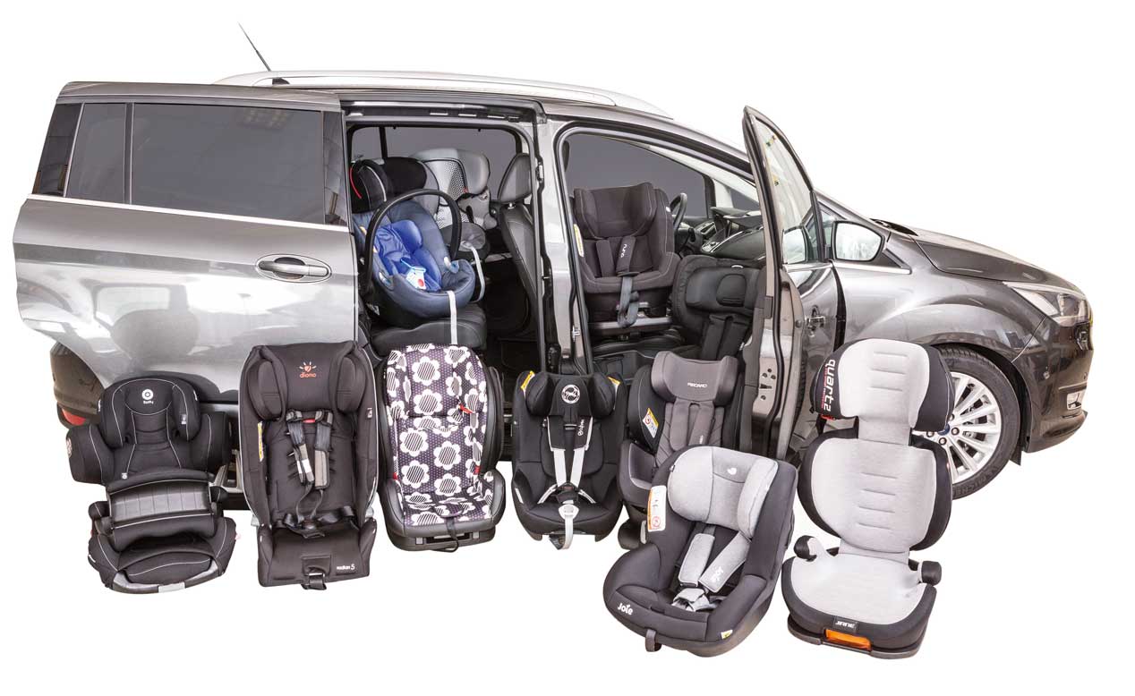 Sillas infantiles para el coche, algunos modelos en fotos