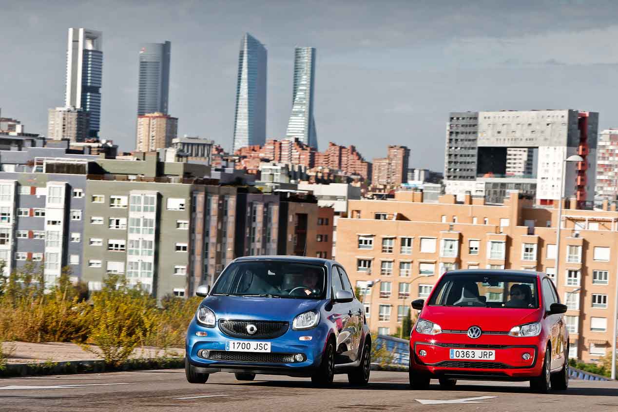 Smart ForFour 1.0 vs Volkswagen Up!, frente a frente