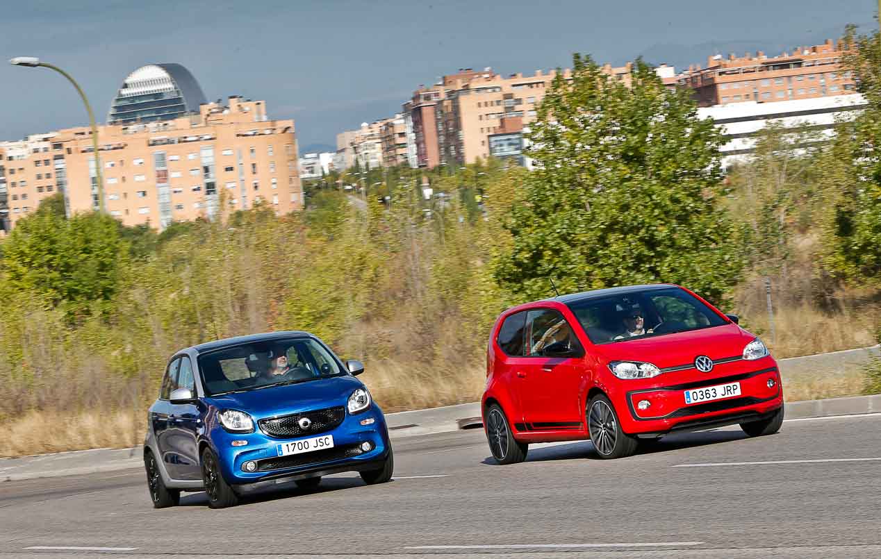 Smart ForFour 1.0 vs Volkswagen Up!, frente a frente