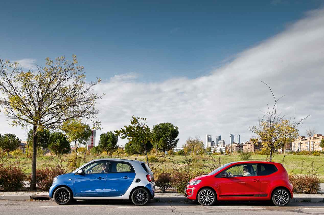 Smart ForFour 1.0 vs Volkswagen Up!, frente a frente
