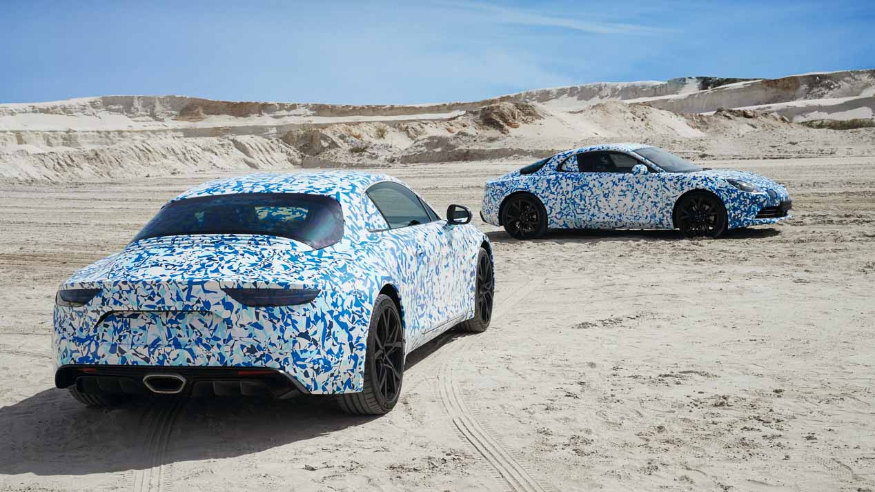 El Alpine A120 coupé podría estrenarse en el próximo Rally de Montecarlo