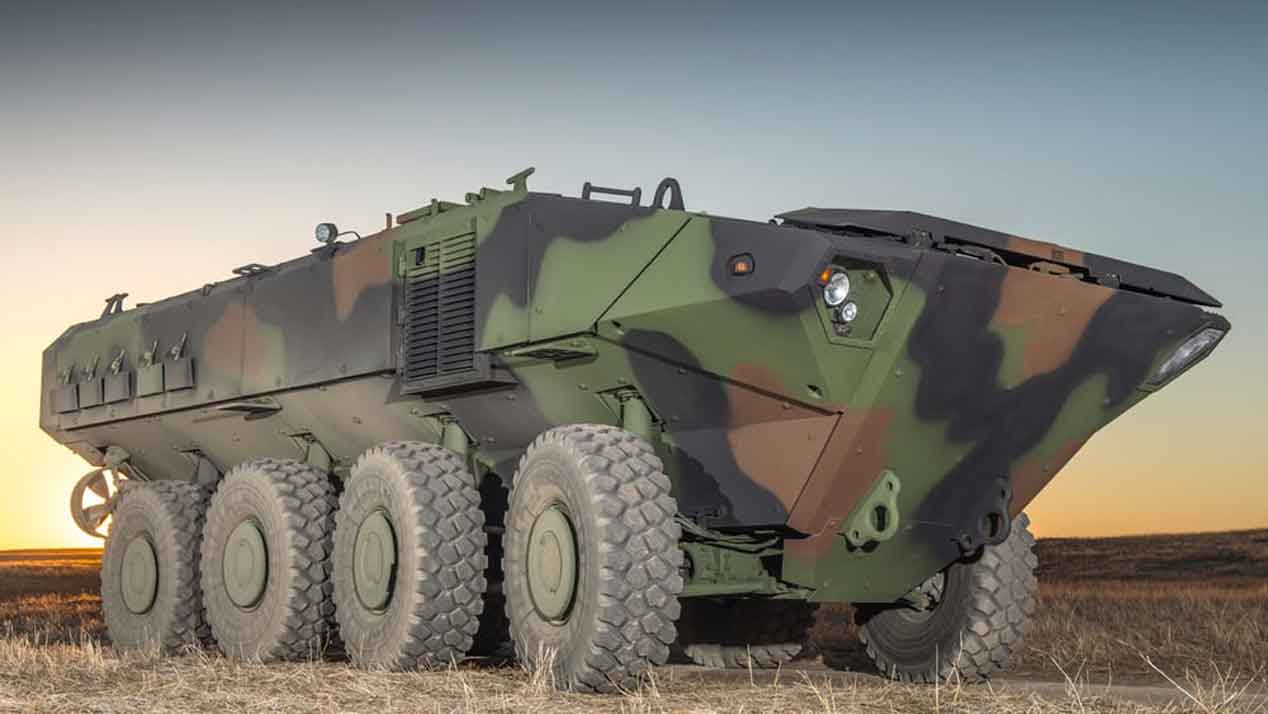 El vehículo militar anfibio al que nada se le pone por delante