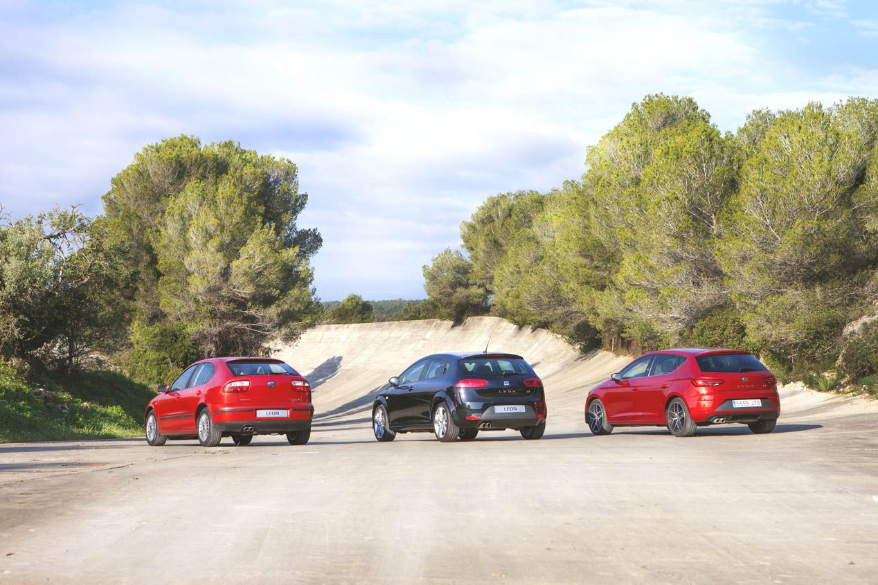 Todas las generaciones del Seat León, en vídeo
