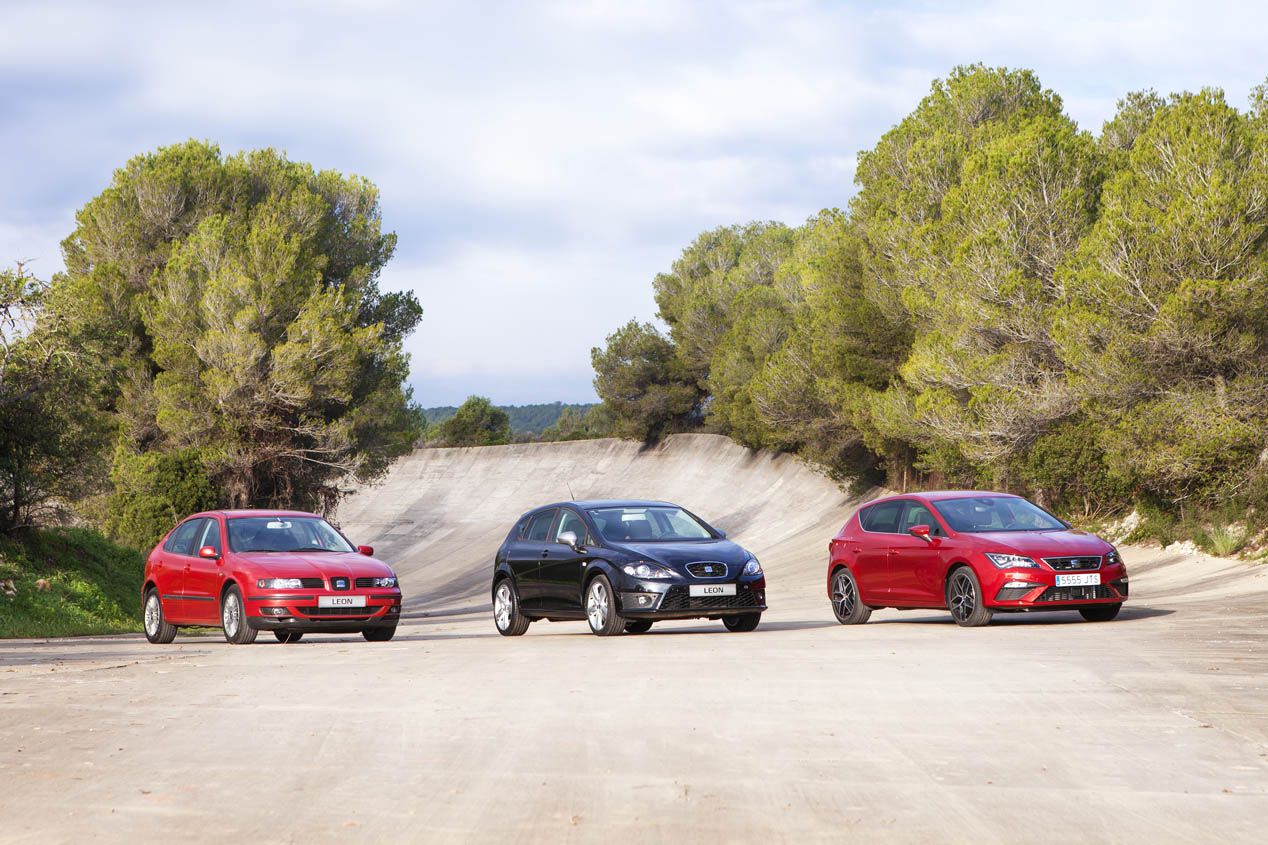 Todas las generaciones del Seat León, en vídeo