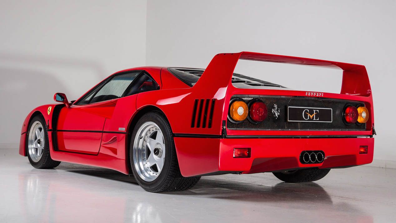El Ferrari F40 de Eric Clapton, a la venta