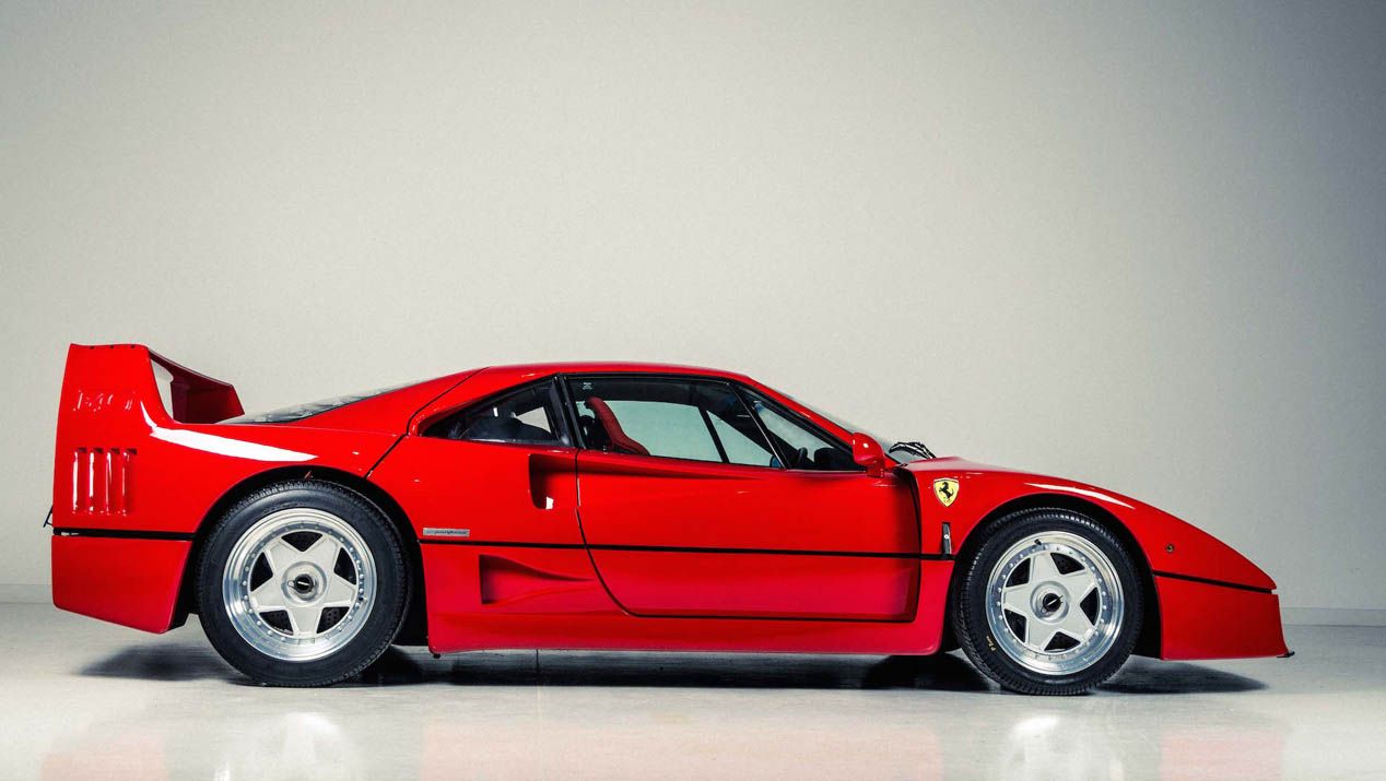 El Ferrari F40 de Eric Clapton, a la venta