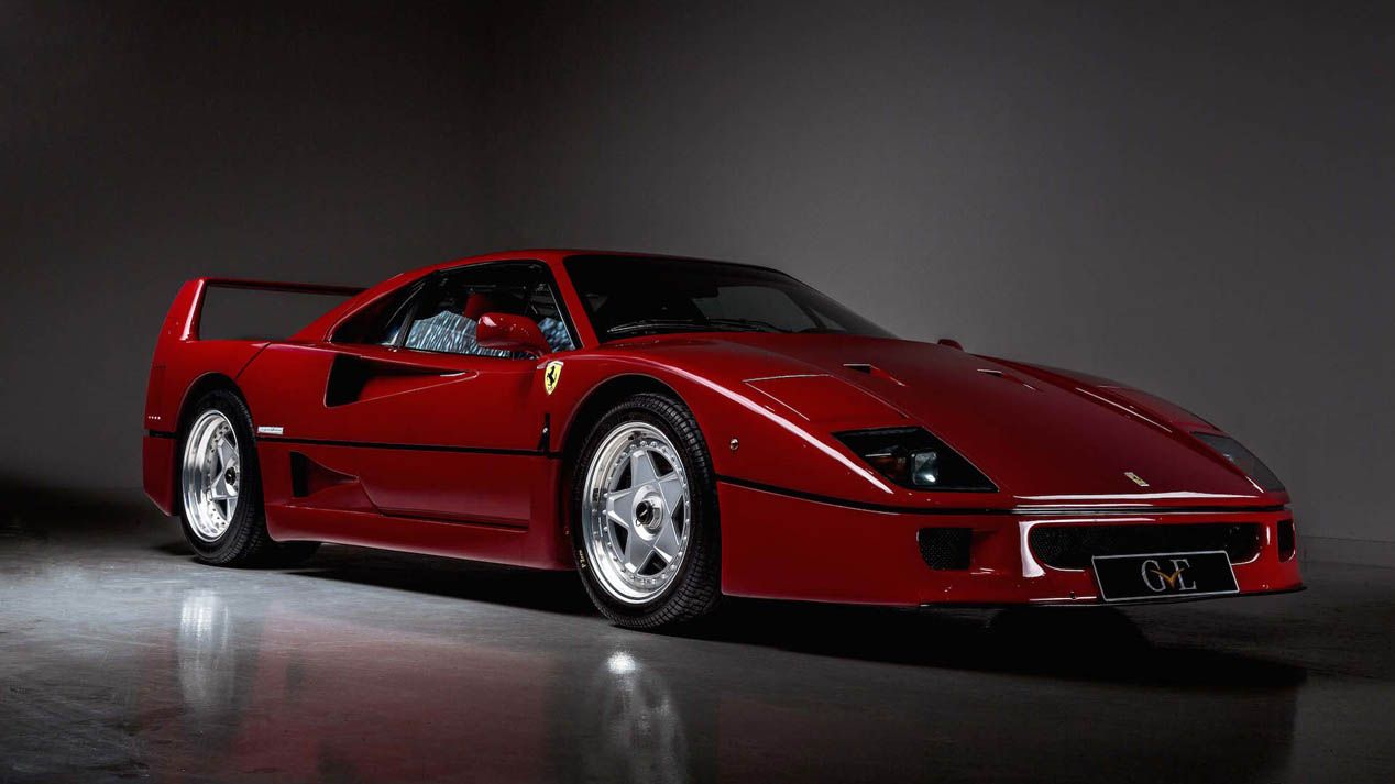 El Ferrari F40 de Eric Clapton, a la venta