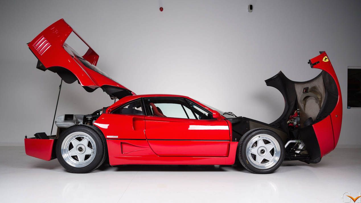 El Ferrari F40 de Eric Clapton, a la venta