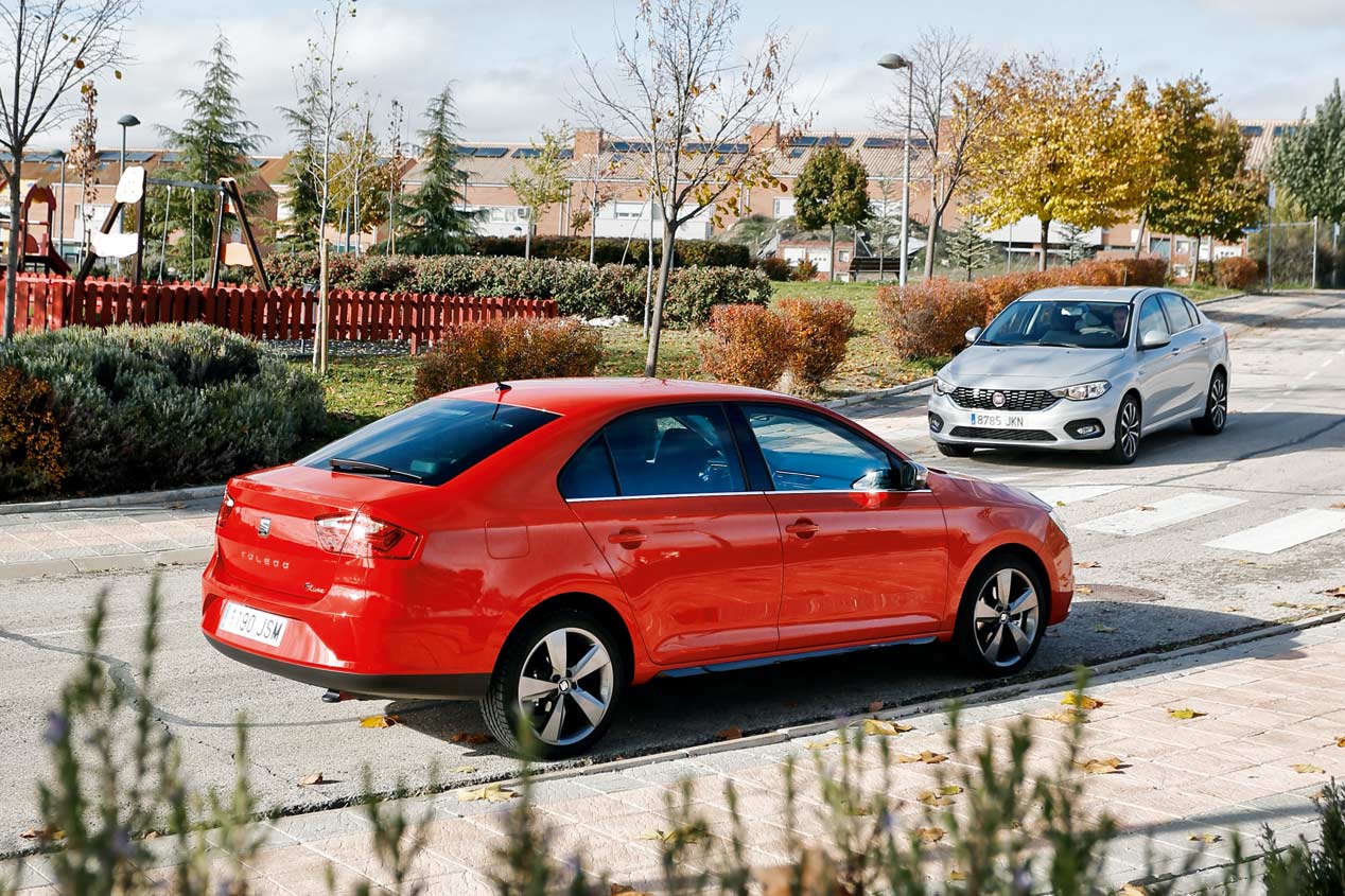 Fiat Tipo 4p vs Seat Toledo: ¿cuál es el mejor sedán?