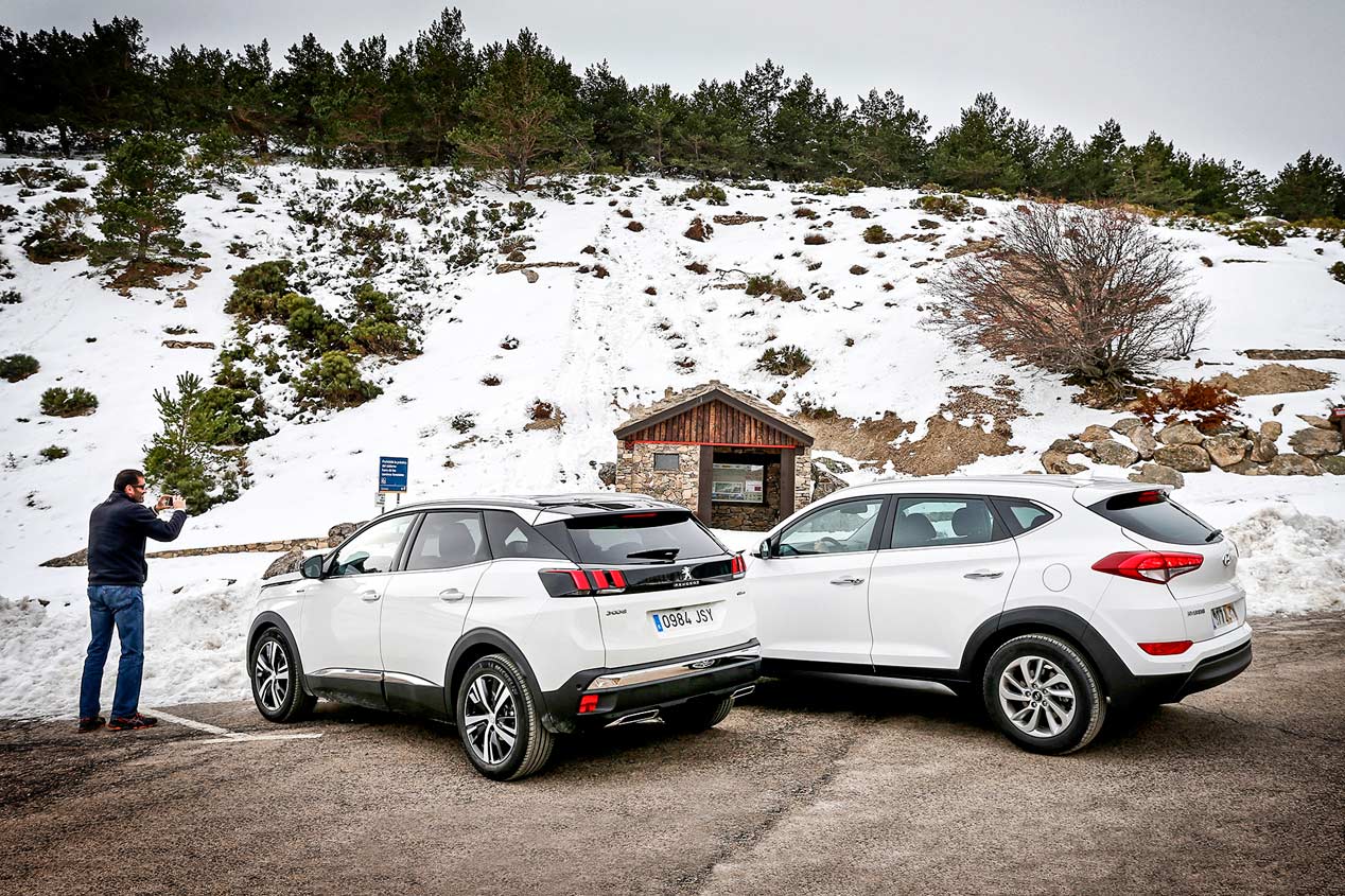 Hyundai Tucson 1.6 GDI vs Peugeot 3008 1.2 PureTech, a prueba