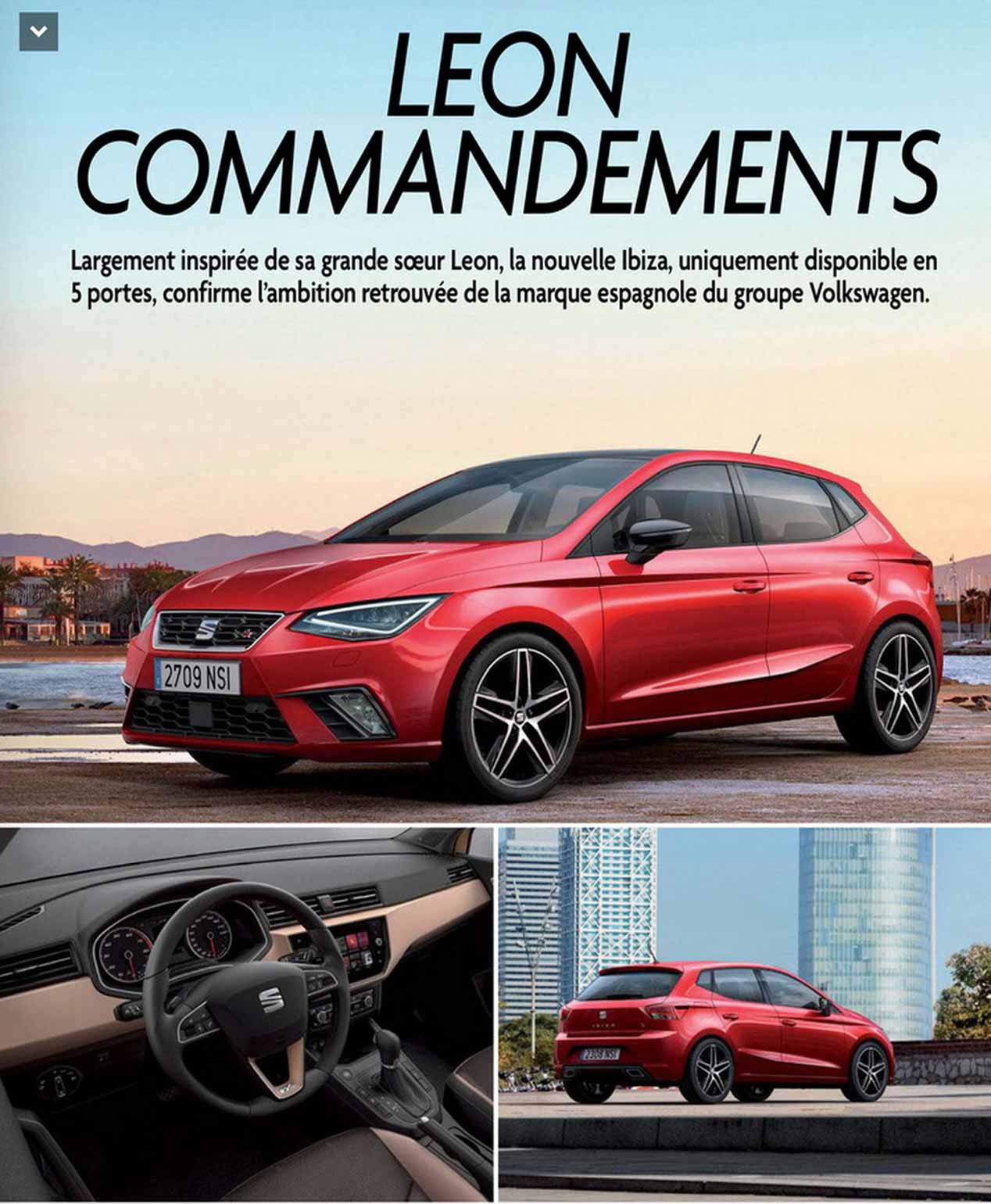 Seat Ibiza 2017: ¡primeras imágenes filtradas!