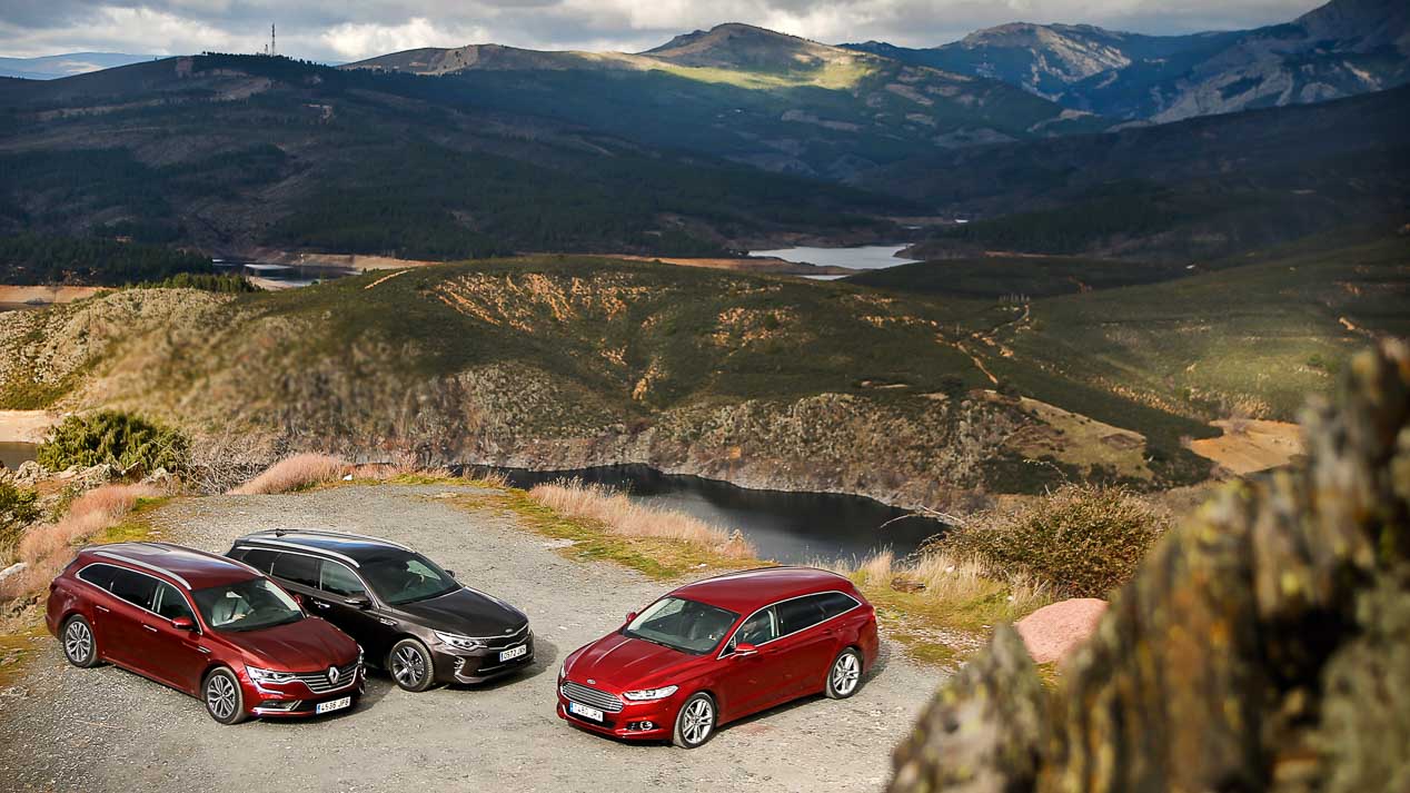 Comparativa: Renault Talisman ST, Kia Optima SW y Ford Mondeo Sportbreak
