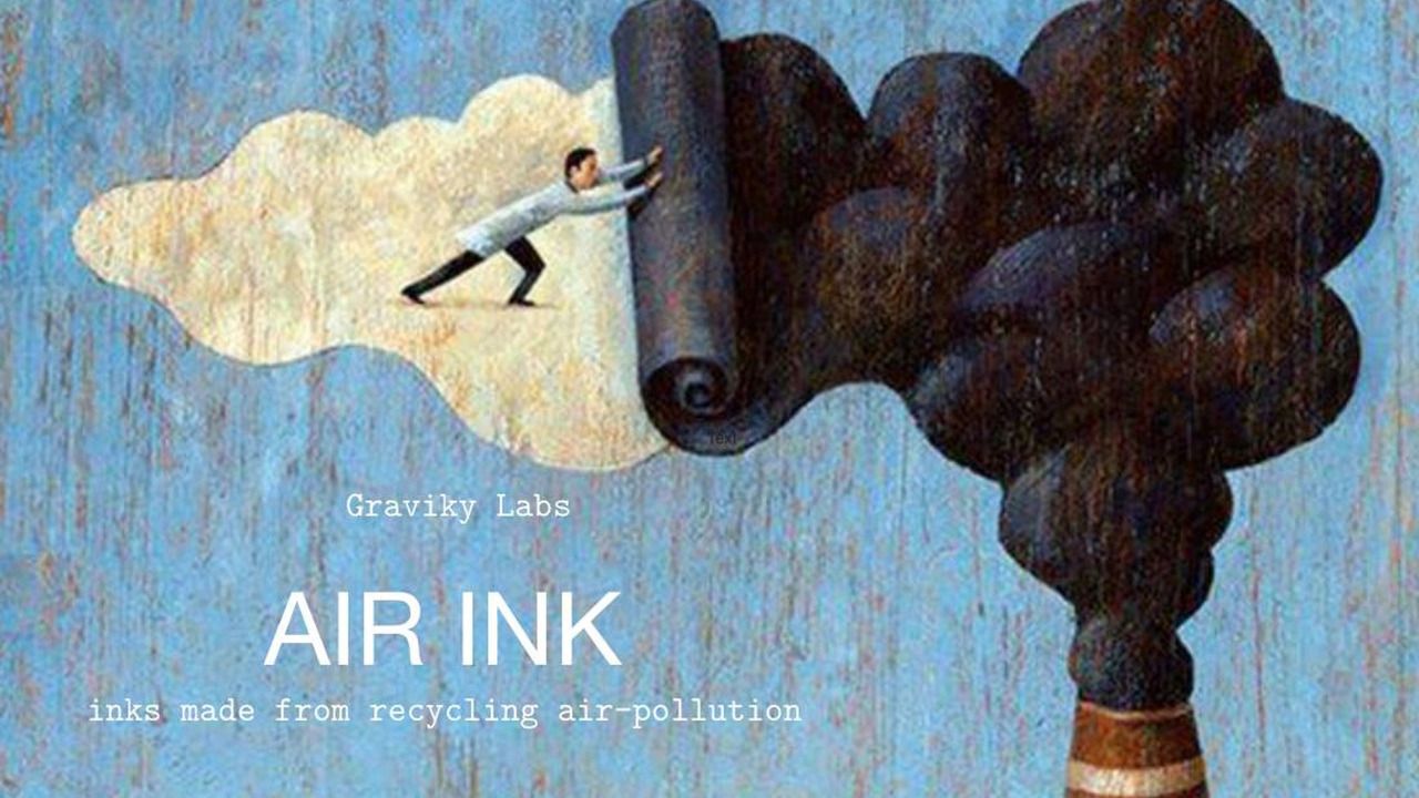 Air-Ink: la tinta que sale de tu tubo de escape