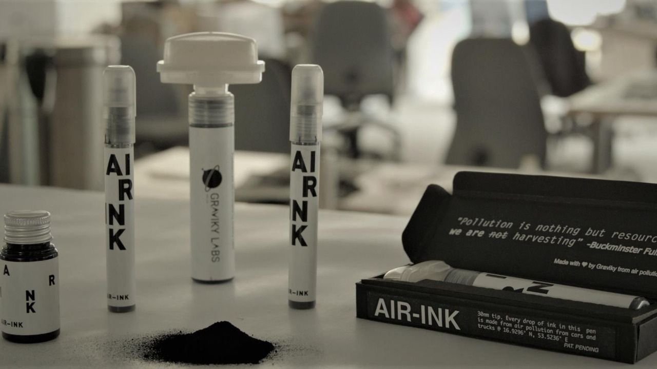 Air-Ink: la tinta que sale de tu tubo de escape