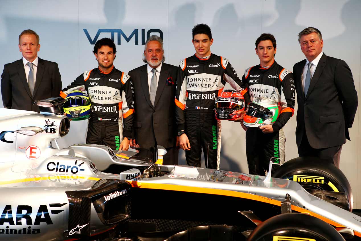 El monoplaza Ford India VJM1 2017, en fotos