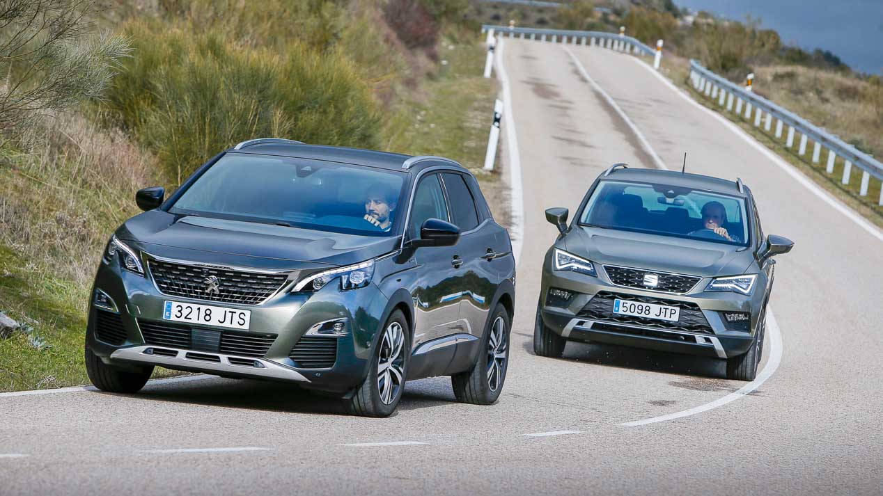 Comparativa: Seat Ateca 1.6 TDI vs Peugeot 3008 1.6 BlueHDi